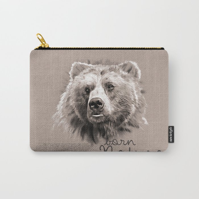 Bear (BornInNature) Carry-All Pouch