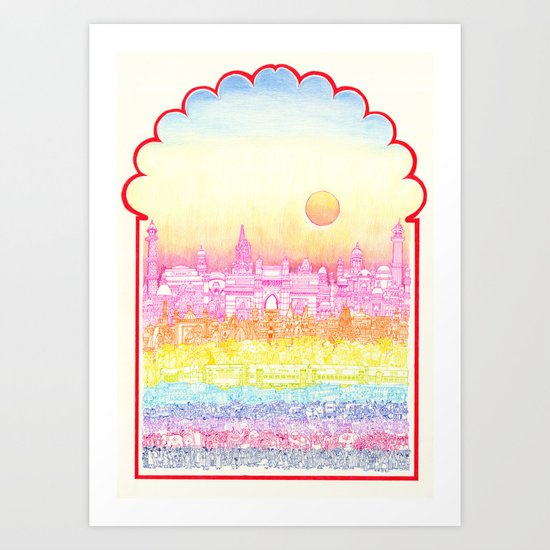 Rangeela India Art Print