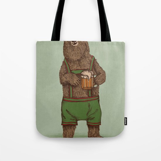 Traditional German Bear Tote Bag