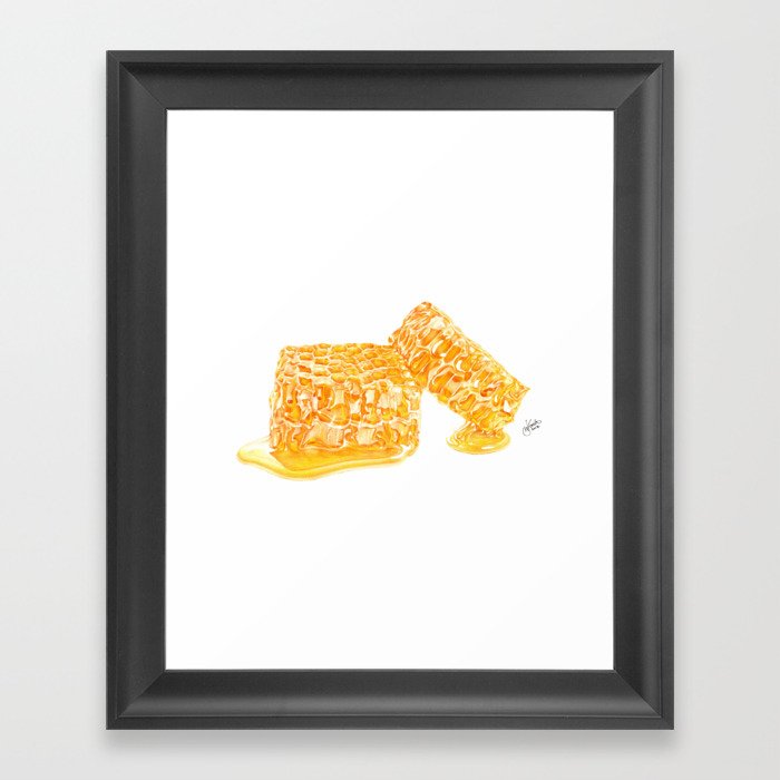Honeycomb Framed Art Print