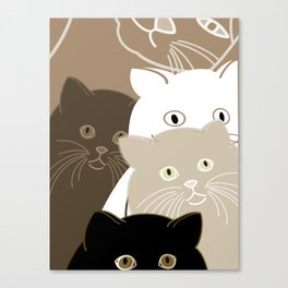 Meow Mix Canvas Print