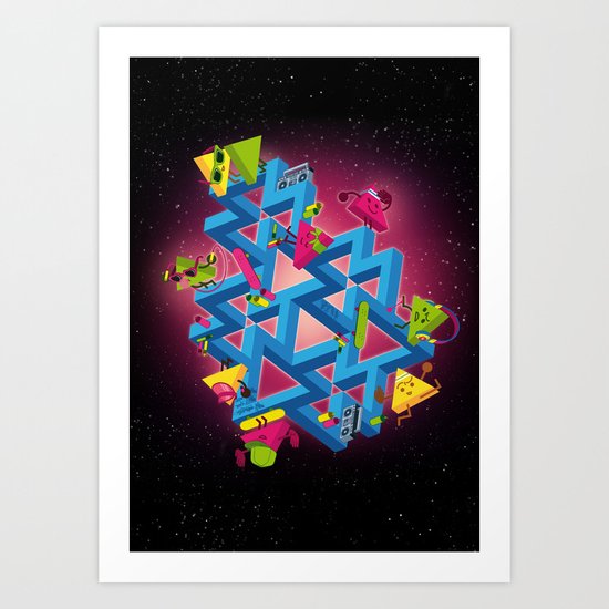 The impossible playground Art Print
