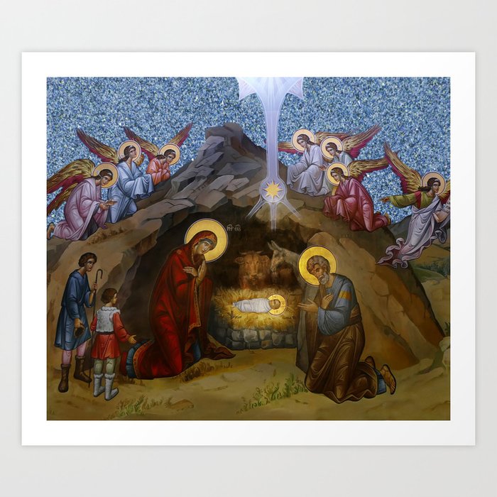 The Manger Of Jesus Art Print By 1chrisafia Society6