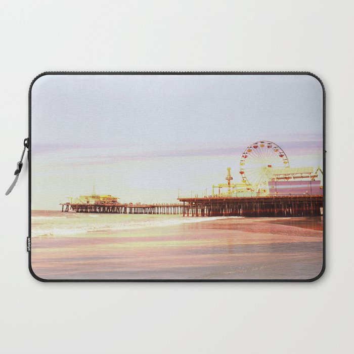 Santa Monica Pier Sunrise Laptop Sleeve