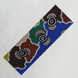 Yoga Mat By Hogarth Arts Authentic Aboriginal Art From Australia Society6