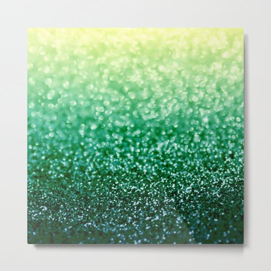 Blizzard over Evergreen Metal Print