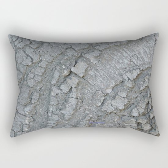 TEXTURES -- California Bay Tree Bark Rectangular Pillow
