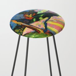 Wassily Kandinsky | Abstract Art Counter Stool