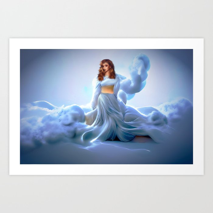 The Snow Goddess Art Print