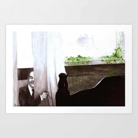 "Give Up" by Cap Blackard Art Print