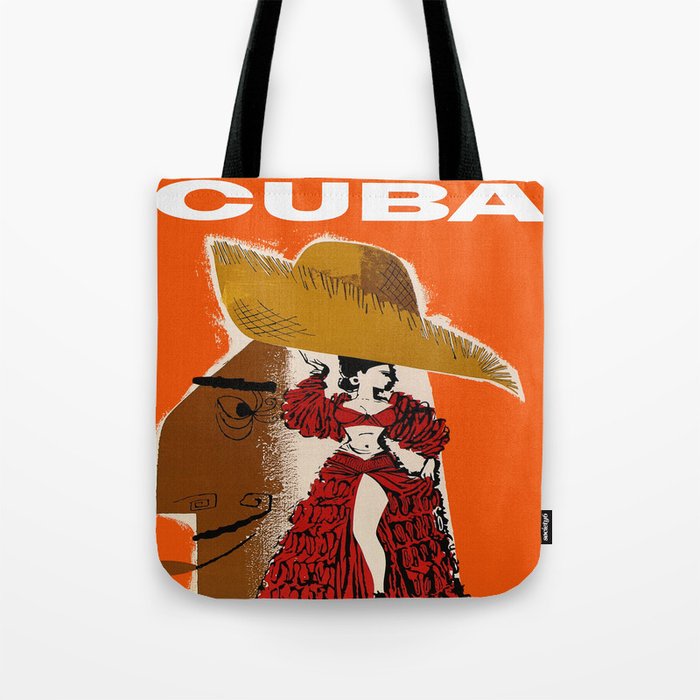 Vintage Travel Ad Cuba Tote Bag By Yesteryears Vintage Travel Ad Cuba Tote Bag By Yesteryears