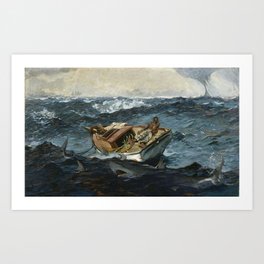 The Gulf Stream By Winslow Homer 1899 Art Print