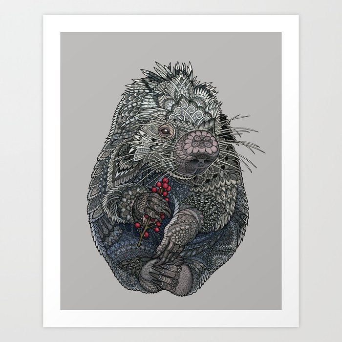 Porcupine Art Print