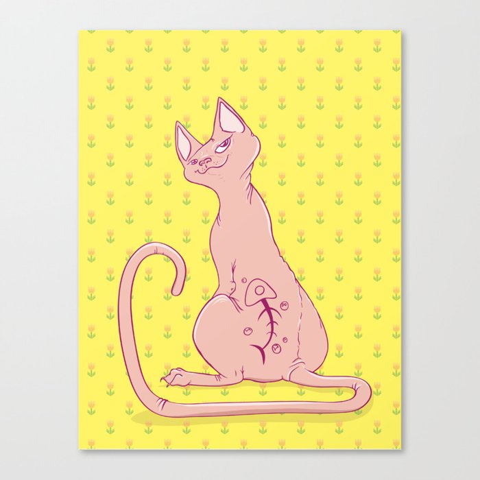 Cats with Tats Canvas Print