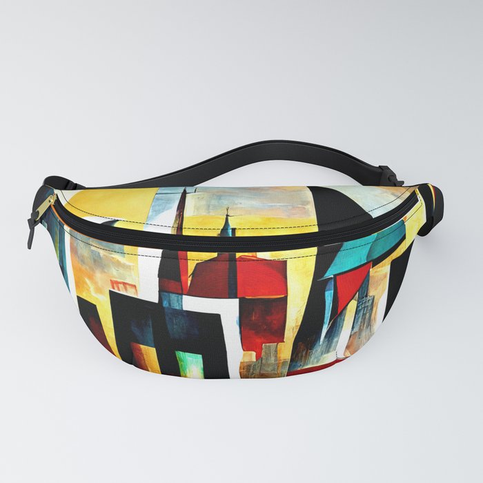 Abstract City Fanny Pack