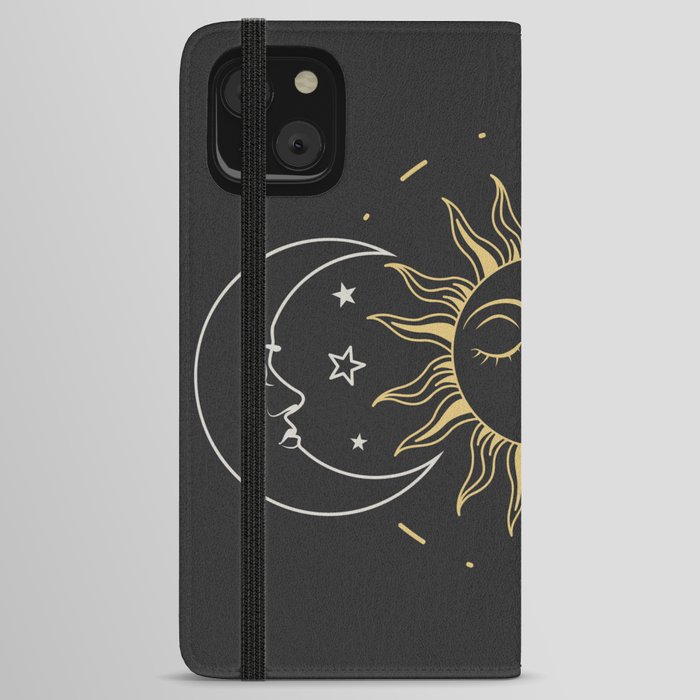 Esoteric Sun and Moon iPhone Wallet Case