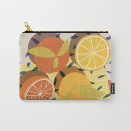 Summer citrus #2 Fruit Picnic - aesthetic minimalistic illustration  Carry-All Pouch