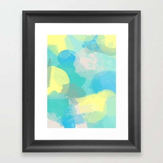 BEACH HOUSE Framed Art Print