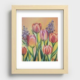 Tulips Recessed Framed Print