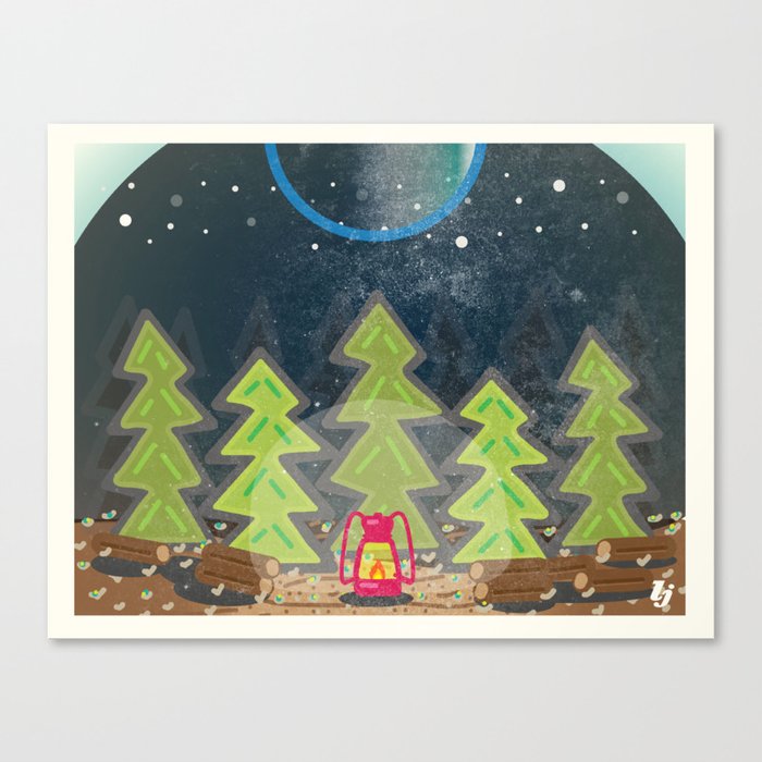 Silent Forest Canvas Print