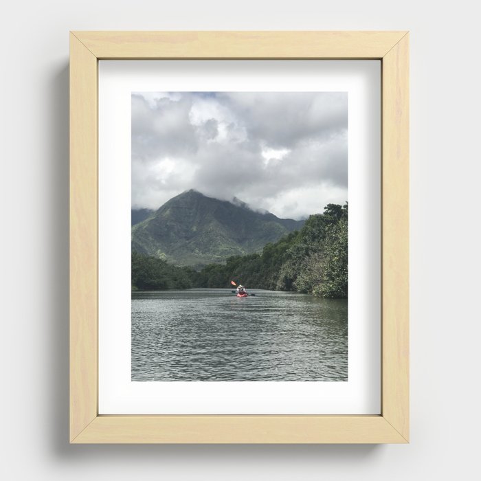 Hanalei River Recessed Framed Print