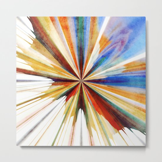 Colorful Splash Metal Print