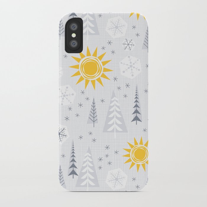 winter sunshine iphone case