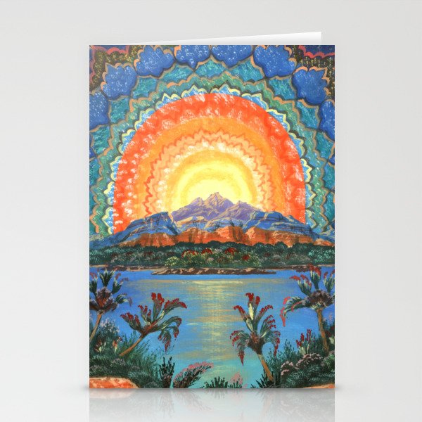 Vision at Sunset Stationery Cards