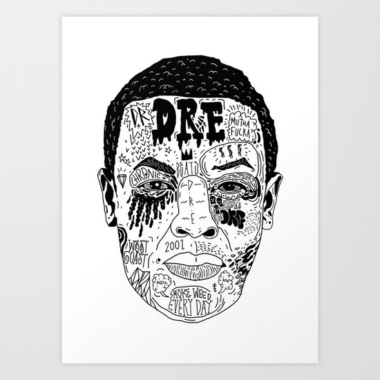 Dr Dre Art Print