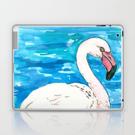 Pink flamingo Laptop & iPad Skin