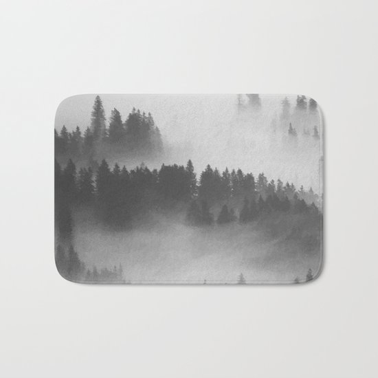 Everything Turns Gray #society6 Bath Mat