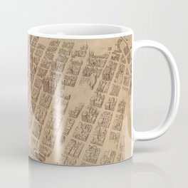 Vintage Map of Minneapolis MN (1891) 2 Coffee Mug