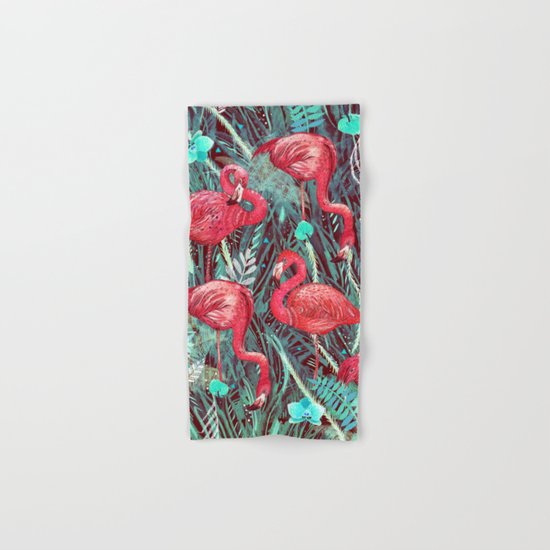 FLAMINGOS Hand & Bath Towel