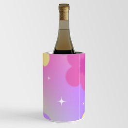 Colorful Floral Gradient Wine Chiller