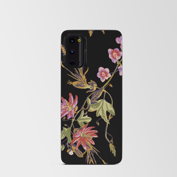 Wild retro flower Android Card Case