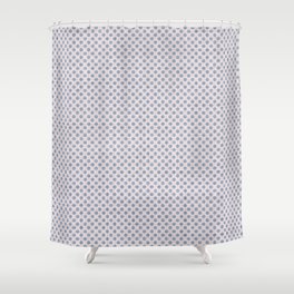 Grey Polka Shower Curtain