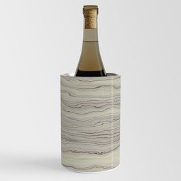 Grey Wood Shape Wine Chiller