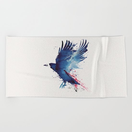 Bloody Crow Beach Towel