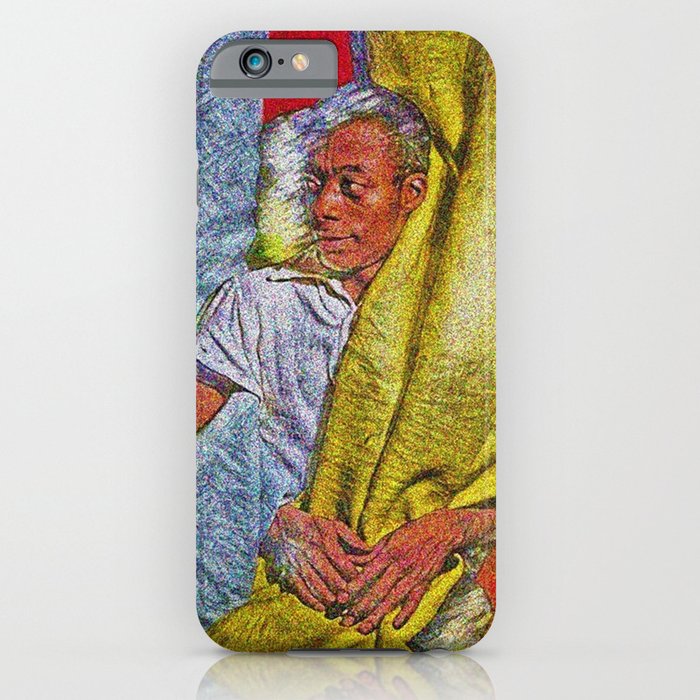 Harlem Renaissance 'James Baldwin' Portrait by Jeanpaul Ferro iPhone Case