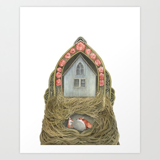 Sweet Home II // Polanshek Art Print