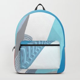 HONG KONG URBANSCAPE S1 Backpack | Graphicdesign, Home, Abstract, City, Misnimalism, Travel, Decor, Geometric, Landscape, Modern 