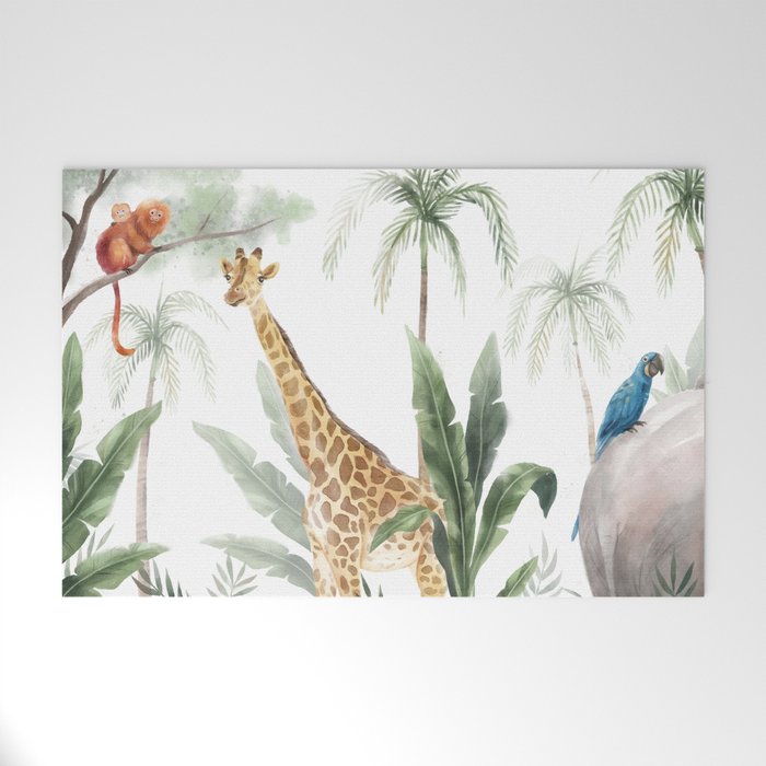 Clarice's Jungle Welcome Mat