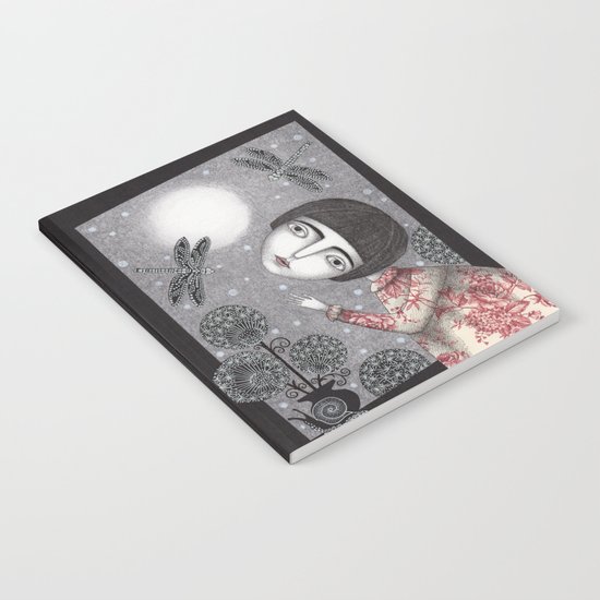 Night Sky. Dragonfly. Notebook