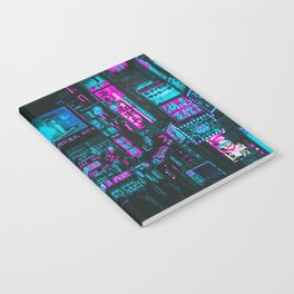 Cyberpunk City Notebook