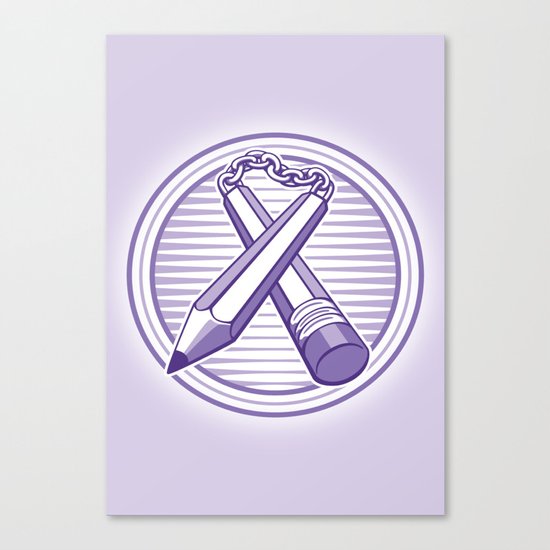 Doodle Weapon Canvas Print