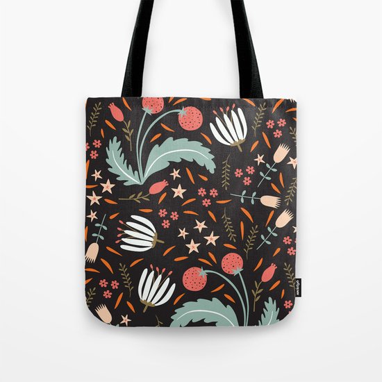 Floral Fusion Tote Bag