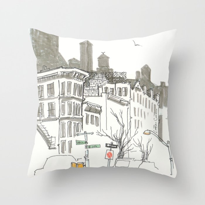 Union Square Throw Pillow By Laurencastillo Society6 Union Square Throw Pillow By