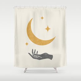 Moonlight Hand Shower Curtain