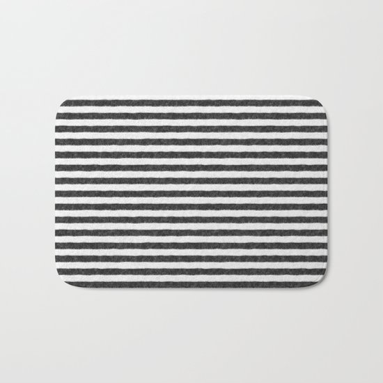 Zebra Fur Pattern Bath Mat