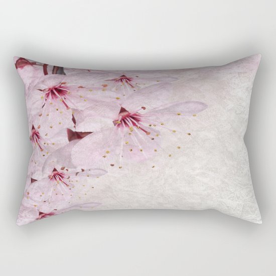 Sakura Blossoms 01 Rectangular Pillow